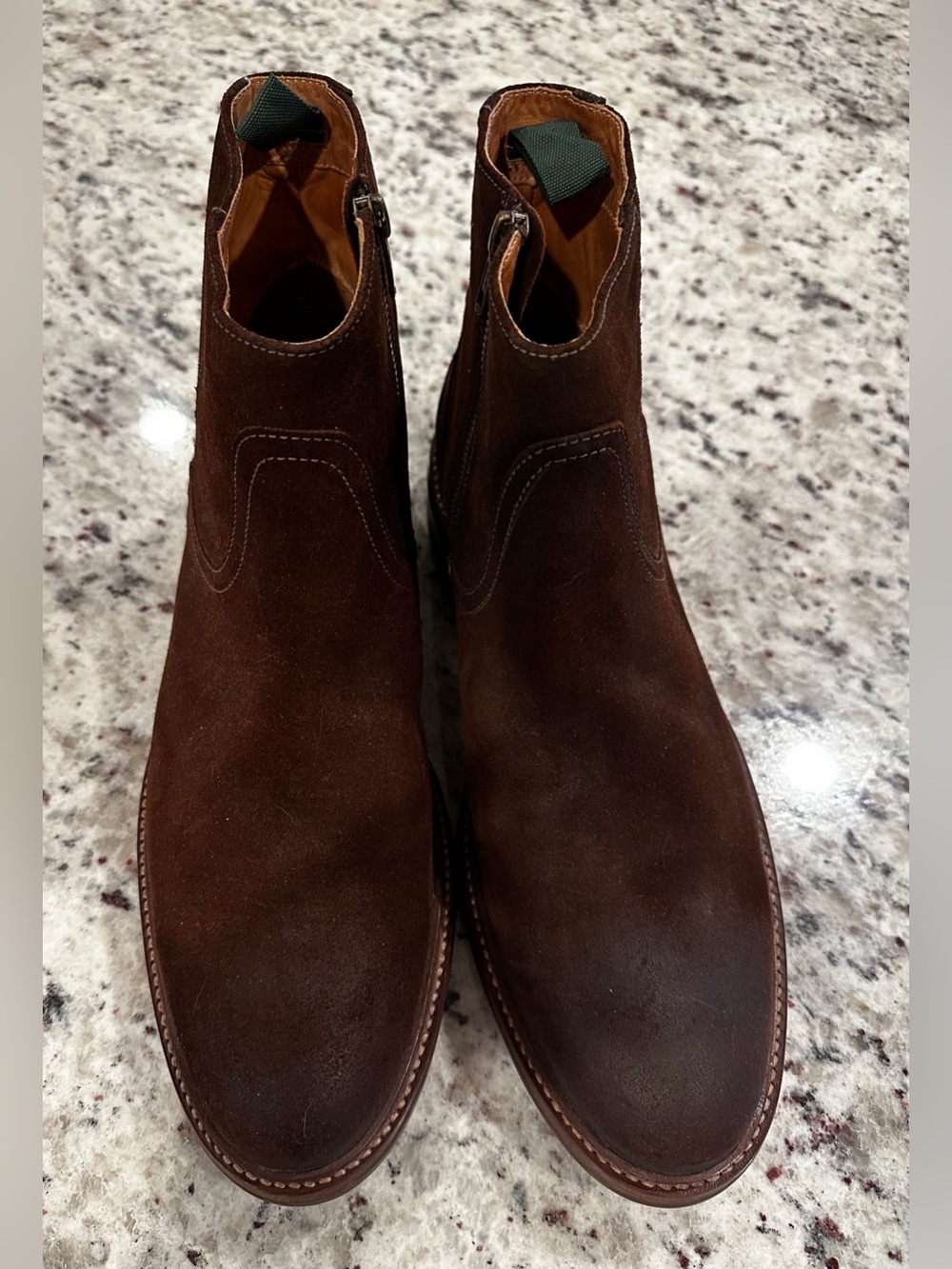 Johnston & Murphy Men's Barrett Zip Boots Size 10.5